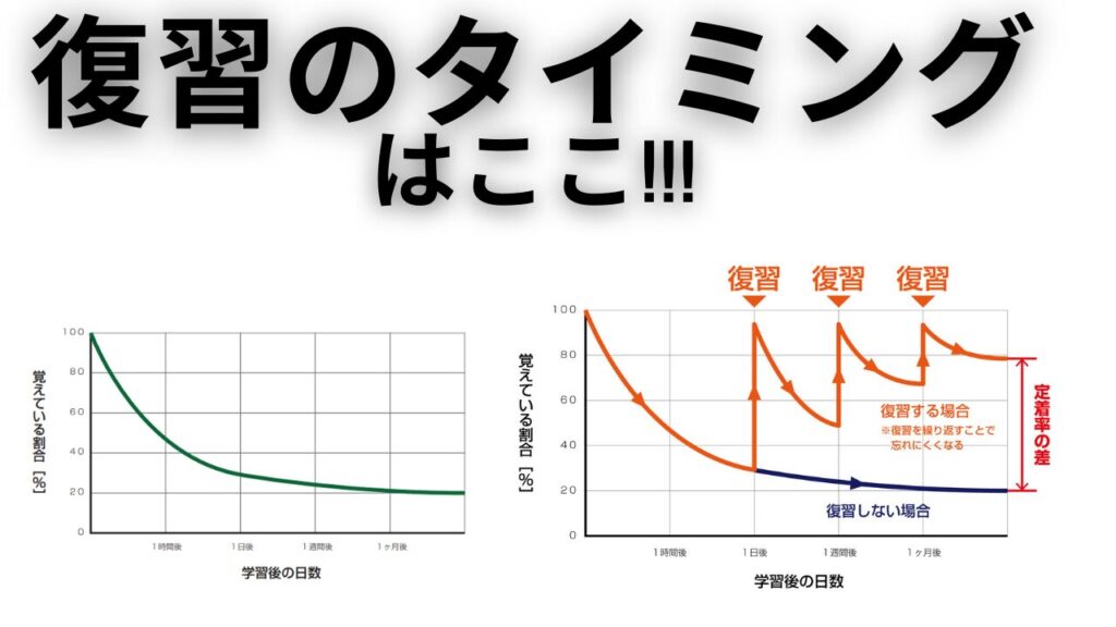 エビングハウス方式の復習のタイミング